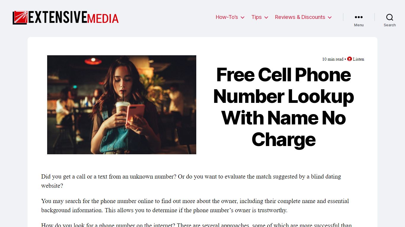 Free Cell Phone Number Lookup With Name No Charge